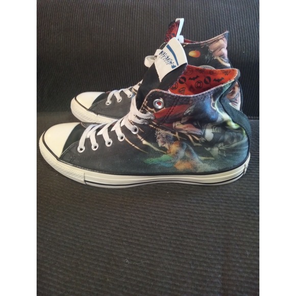 Converse Justice League DC Comics All‎ Star High Tops Shoes Size Mens 10 W12 - Picture 1 of 8